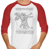 Birkin Vitruvian - 3/4 Sleeve Raglan T-Shirt