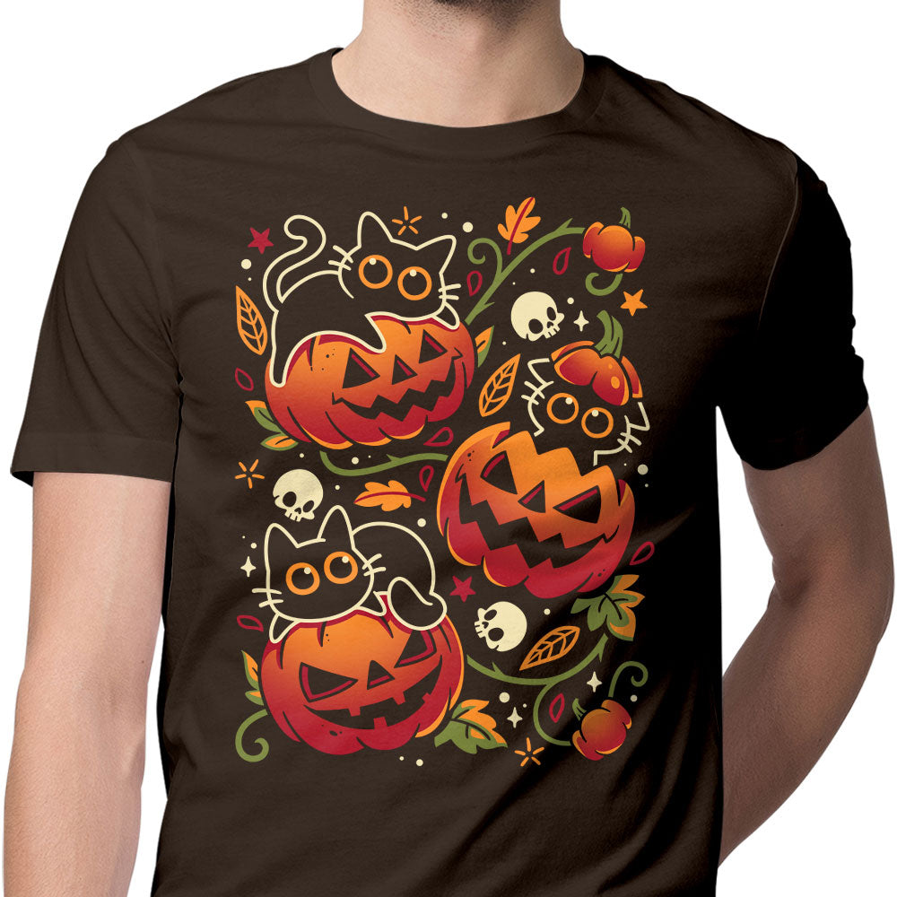 Black Cats Pumpkin Party - Men's Apparel
