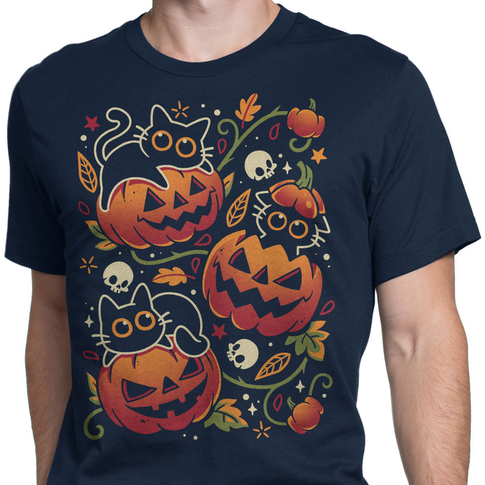 Black Cats Pumpkin Party - Men's Apparel