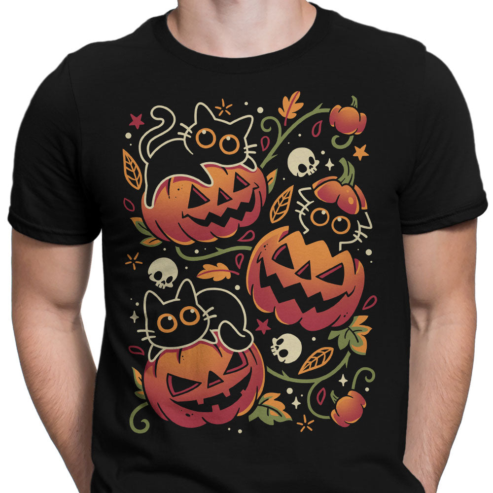 Black Cats Pumpkin Party - Men's Apparel