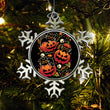 Black Cats Pumpkin Party - Ornament