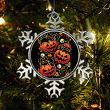 Black Cats Pumpkin Party - Ornament