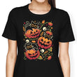 Black Cats Pumpkin Party - Women's Apparel
