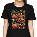 Black Cats Pumpkin Party - Women's Apparel
