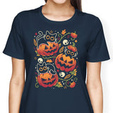 Black Cats Pumpkin Party - Women's Apparel
