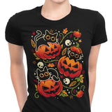 Black Cats Pumpkin Party - Women's Apparel