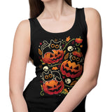 Black Cats Pumpkin Party - Tank Top
