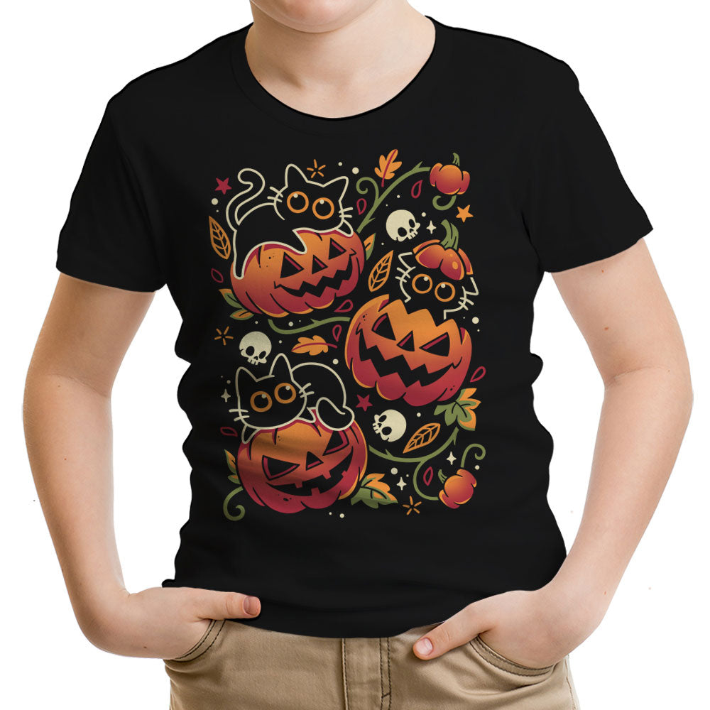 Black Cats Pumpkin Party - Youth Apparel
