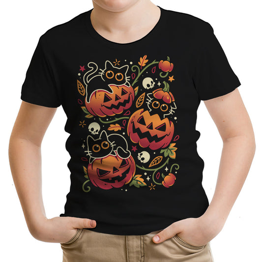 Black Cats Pumpkin Party - Youth Apparel