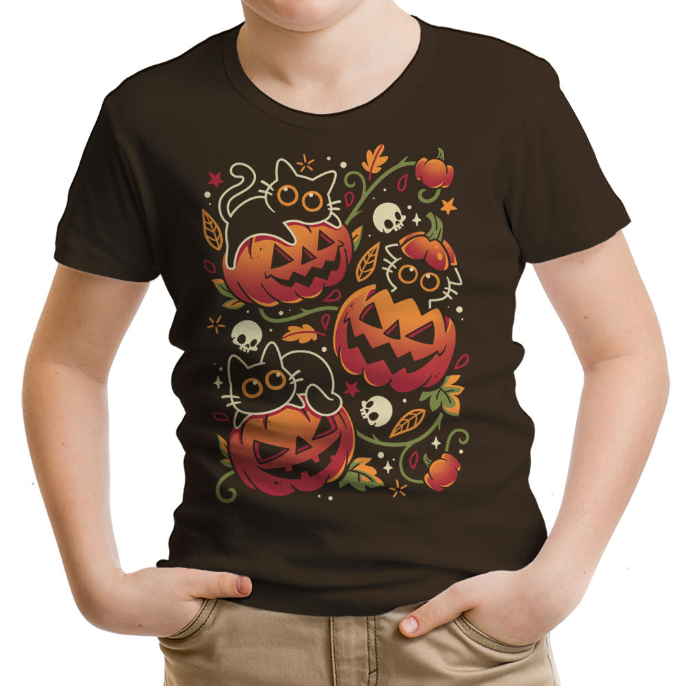 Black Cats Pumpkin Party - Youth Apparel