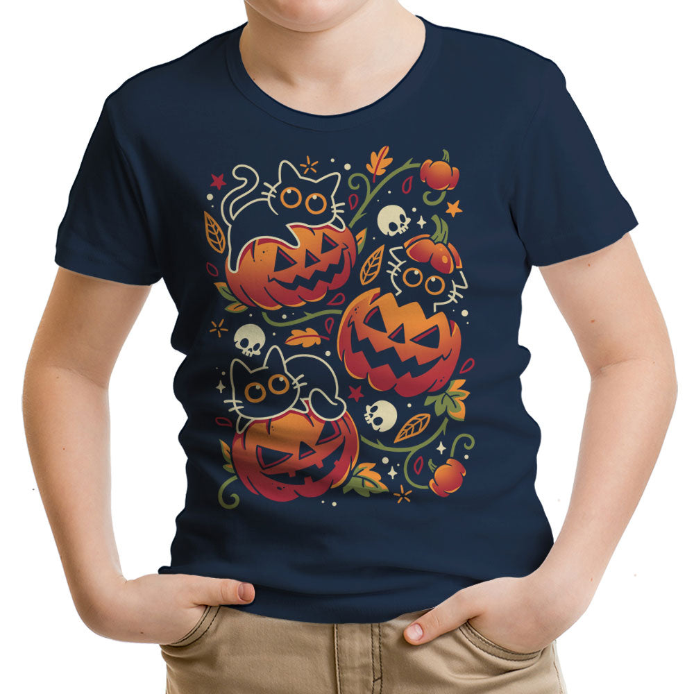 Black Cats Pumpkin Party - Youth Apparel