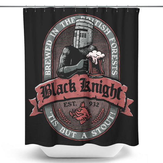 Black Knight Stout - Shower Curtain