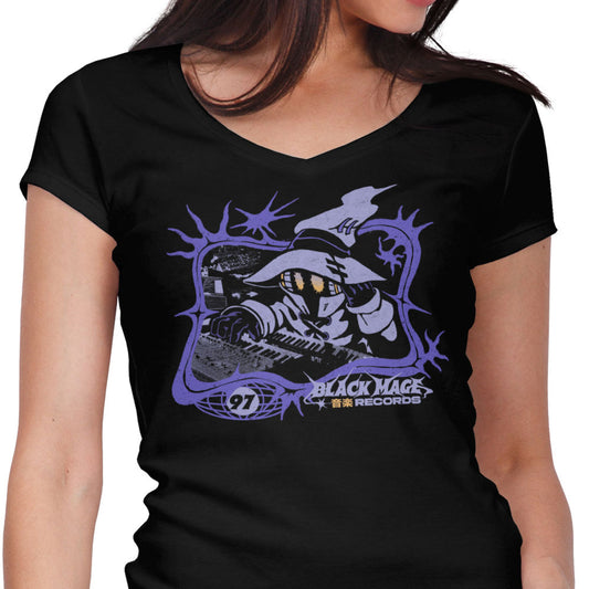 Black Mage Records - Women's V-Neck