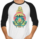 Black Magic Legend - 3/4 Sleeve Raglan T-Shirt