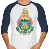 Black Magic Legend - 3/4 Sleeve Raglan T-Shirt