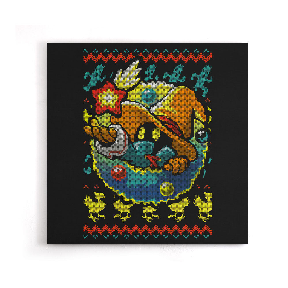 Black Magic Sweater - Canvas Print