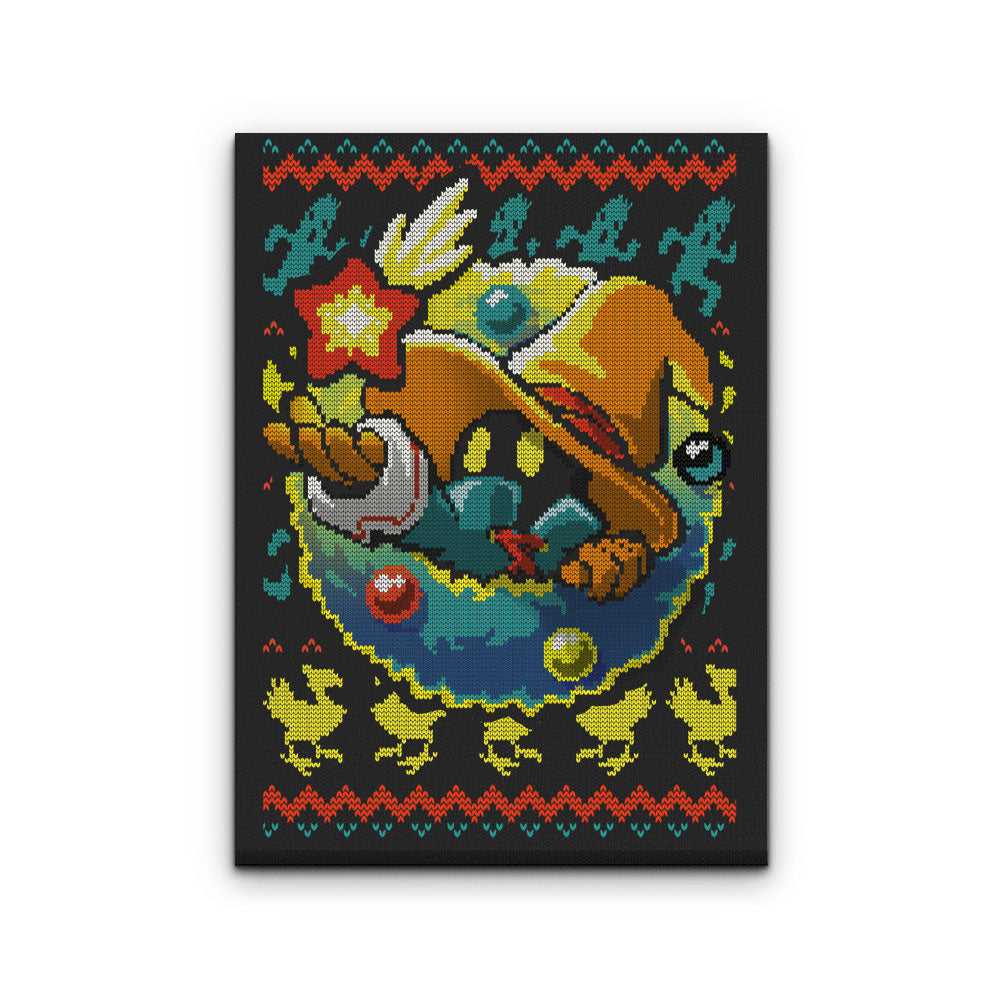 Black Magic Sweater - Canvas Print