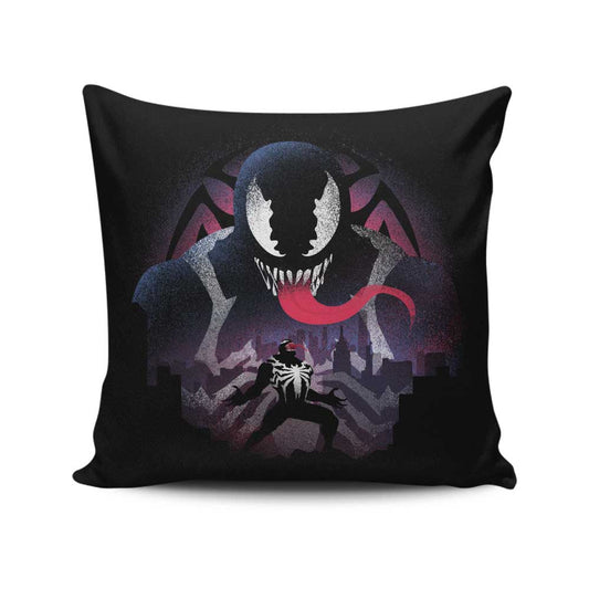 Black Symbiote - Throw Pillow