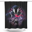 Black Symbiote - Shower Curtain