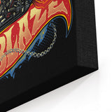 Blazing Skull - Canvas Print