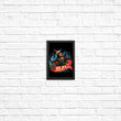 Blazing Skull - Posters & Prints