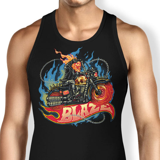 Blazing Skull - Tank Top