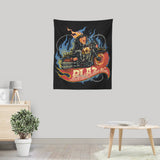 Blazing Skull - Wall Tapestry