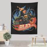 Blazing Skull - Wall Tapestry