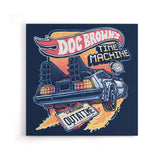 Blazing Time Machine - Canvas Print