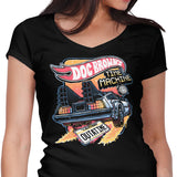 Blazing Time Machine - Women's V-Neck