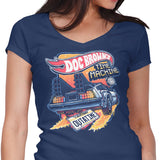 Blazing Time Machine - Women's V-Neck