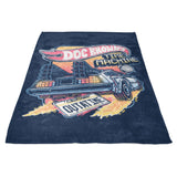 Blazing Time Machine - Fleece Blanket