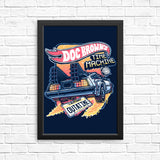 Blazing Time Machine - Posters & Prints