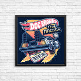 Blazing Time Machine - Posters & Prints