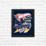 Blazing Time Machine - Posters & Prints