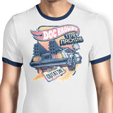 Blazing Time Machine - Ringer T-Shirt