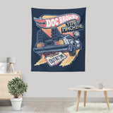 Blazing Time Machine - Wall Tapestry
