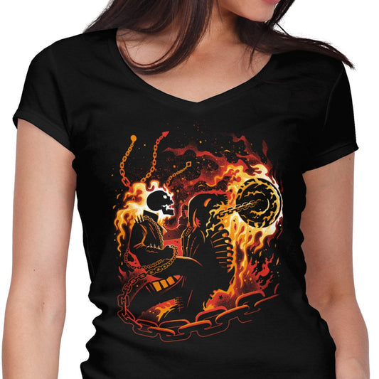 Blazing Vengeance - Women's V-Neck