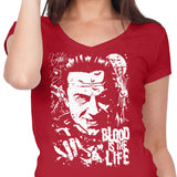 Blood is the Life - Women's V-Neck