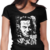 Blood is the Life - Women's V-Neck