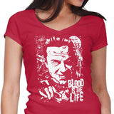 Blood is the Life - Women's V-Neck