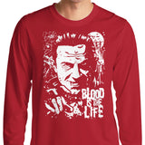 Blood is the Life - Long Sleeve T-Shirt