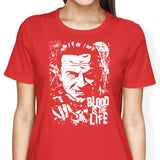Blood is the Life - Women's Apparel