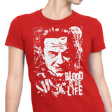 Blood is the Life - Women's Apparel