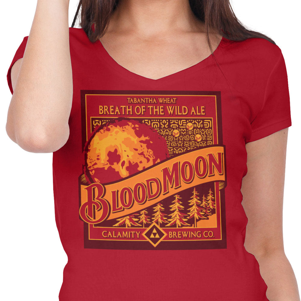 Blood Moon - Women's V-Neck