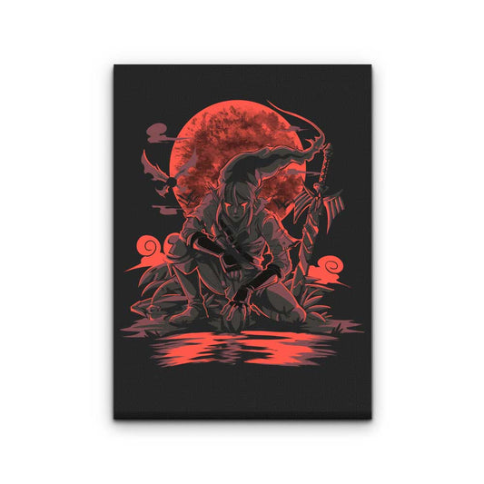 Blood Moon Rises - Canvas Print