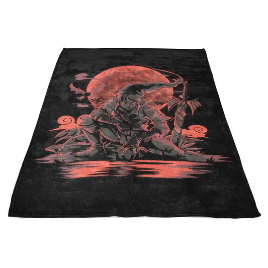 Blood Moon Rises - Fleece Blanket