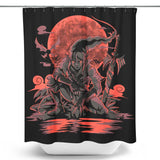 Blood Moon Rises - Shower Curtain