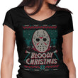 Bloody Ugly Christmas - Women's V-Neck
