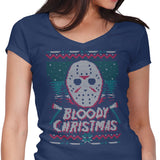 Bloody Ugly Christmas - Women's V-Neck